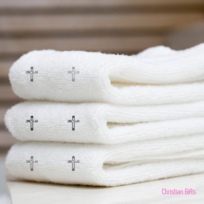 Monogrammed Towels with Scripture